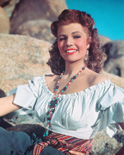 RITA HAYWORTH POSE BY MOUNTAINS PRINTS AND POSTERS 240474