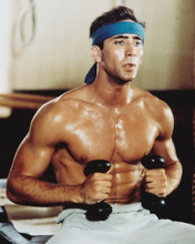 NICOLAS CAGE HUNKY BARECHESTED WORKING OUT PRINTS AND POSTERS 236657