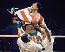 SYLVESTER STALLONE ROCKY III IN AMERICAN FLAG COL PRINTS AND POSTERS 228015
