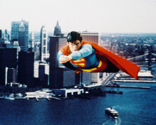 CHRISTOPHER REEVE SUPERMAN FLYING OVER NEW YORK PRINTS AND POSTERS 218732
