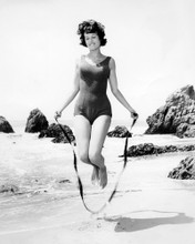 LANA WOOD BAREFOOT SKIPPING ON BEACH SWIMSUIT JAMES BOND GIRL PRINTS AND POSTERS 197078