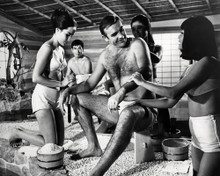 SEAN CONNERY YOU ONLY LIVE TWICE BARECHESTED RUBBED DOWN BY GEISHA PRINTS AND POSTERS 196760