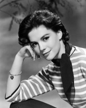NATALIE WOOD BEAUTIFUL STUDIO GLAMOUR PORTRAIT 1950'S STRIPED TOP PRINTS AND POSTERS 196570