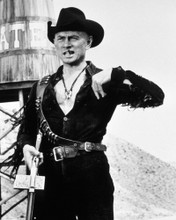 YUL BRYNNER BLACK WESTERN OUTFIT AND SHOTGUN WITH CIGAR PRINTS AND POSTERS 196524
