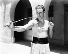 ERROL FLYNN CAPTAIN BLOOD BARECHESTED HUNKY HOLDING SWORD PRINTS AND POSTERS 196324