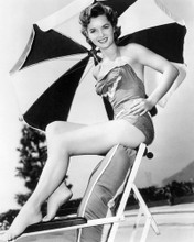 DEBBIE REYNOLDS PIN UP BAREFOOT IN SWIMSUIT PRINTS AND POSTERS 195558