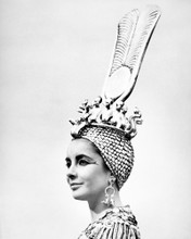 ELIZABETH TAYLOR STUNNING AS CLEOPATRA WITH EGYPTIAN HEAD DRESS PRINTS AND POSTERS 195555