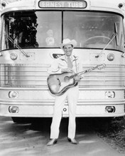 ERNEST TUBB WITH GUITAR STETSON IN FRONT OF TOUR BUS PRINTS AND POSTERS 194282