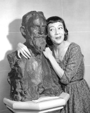 IMOGENE COCA POSING BY STATUE PRINTS AND POSTERS 192903