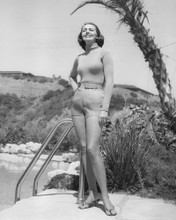 CYD CHARISSE LEGGY POSE BY SWIMMING POOL PRINTS AND POSTERS 192709