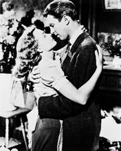 IT'S A WONDERFUL LIFE JAMES STEWART KISSES DONNA REED PRINTS AND POSTERS 19226
