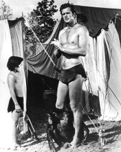TARZAN RON ELY BY TENT WITH JAI TV SHOW PRINTS AND POSTERS 191595