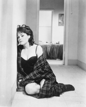 ANOUK AIMEE SEXY POSE LYING AGAINST WALL PRINTS AND POSTERS 187801