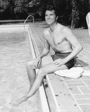 FERNANDO LAMAS BARE CHESTED BY POOL PRINTS AND POSTERS 174500