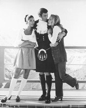 GEORGE LAZENBY IN KILT WITH 2 BOND GIRLS PRINTS AND POSTERS 173021