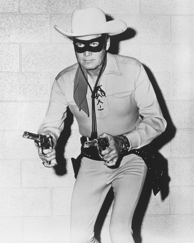 Art Print POSTER Clayton Moore as The Lone Ranger 