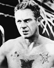STEVE MCQUEEN PAPILLON BARE CHESTED PRINTS AND POSTERS 16251