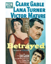 CLARK GABLE LANA TURNER BETRAYED PRINTS AND POSTERS 276765