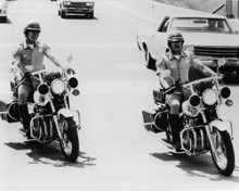 LARRY WILCOX, ERIK ESTRADA CHIPS POLICE MOTORBIKES PRINTS AND POSTERS 193992