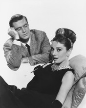 AUDREY HEPBURN GEORGE PEPPARD ON COUCH PRINTS AND POSTERS 172866