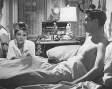 GEORGE PEPPARD IN BED BY AUDREY HEPBURN PRINTS AND POSTERS 176454