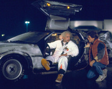 BACK TO THE FUTURE DELOREAN CAR MICHAEL J. FOX PRINTS AND POSTERS 283047
