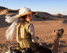 LOUISE BOURGOIN ON CAMEL IN PROFILE PRINTS AND POSTERS 283399