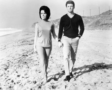 ANNETTE FUNICELLO FRANKIE AVALON WALKING ON BEACH PARTY PRINTS AND POSTERS 194663