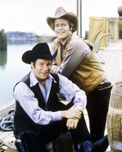 DOUG MCCLURE, WILLIAM SHATNER BARBARY COAST ON RIVER GREAT TV CAST PRINTS AND POSTERS 285185