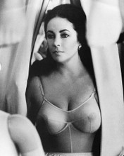 ELIZABETH TAYLOR REFLECTIONS IN A GOLDEN EYE SEE THROUGH BRA BUSTY PRINTS AND POSTERS 196674