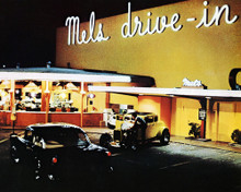 AMERICAN GRAFFITI CLASSIC MEL'S DRIVE-IN DINER VINTAGE HOT ROD CARS PRINTS AND POSTERS 290523