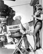 ANGIE DICKINSON SEXY ON SET RIO BRAVO WITH DIRECTOR HOWARD HAWKS PRINTS AND POSTERS 199278