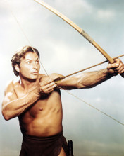 LEX BARKER BARECHESTED HUNK TARZAN BOW AND ARROW COLOR POSE PRINTS AND POSTERS 291129