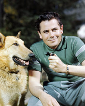 GLENN FORD STUNNNING EARLY POSE WITH DOG AND PIPE FROM TRANSPARENCY PRINTS AND POSTERS 290831
