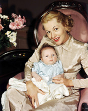JOAN FONTAINE HOLDING BABY RARE IMAGE PRINTS AND POSTERS 290915