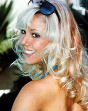 LYNN-HOLLY JOHNSON SMILING OVER SHOULDER SUNGLASSES PRINTS AND POSTERS 291044
