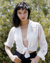 ELSA MARTINELLI SEXY STUNNING IMAGE IN OPEN WHITE SHIRT PRINTS AND POSTERS 291070
