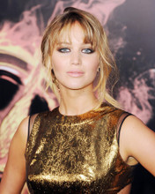 JENNIFER LAWRENCE STRIKING POSE IN GOLD DRESS PRINTS AND POSTERS 291273