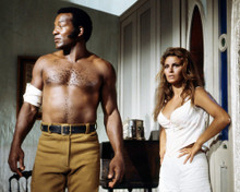 RAQUEL WELCH JIM BROWN BARECHESTED SCENE 100 RIFLES PRINTS AND POSTERS 291351
