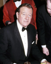 JOHN WAYNE RARE CANDID IN TUXEDO 1960'S AT EVENT PRINTS AND POSTERS 291398