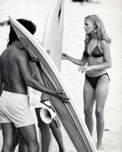 CHERYL LADD CHARLIE'S ANGELS BIKINI ON SET BY SURFBOARDS PRINTS AND POSTERS 199953