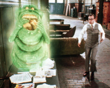 GHOSTBUSTERS RICK MORANIS WITH GREEN GHOST PRINTS AND POSTERS 292165