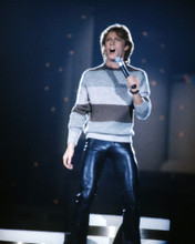 ANDY GIBB SKIN TIGHT BLACK LEATHER PANTS IN CONCERT PRINTS AND POSTERS 292220