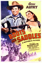 BOOTS AND SADDLES POSTER PRINT 295184