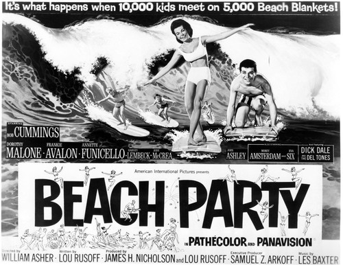 Poster Print of Beach Party