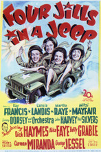 FOUR JILLS IN A JEEP POSTER PRINT 296439