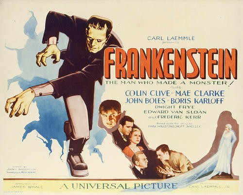 Picture of Boris Karloff in Frankenstein