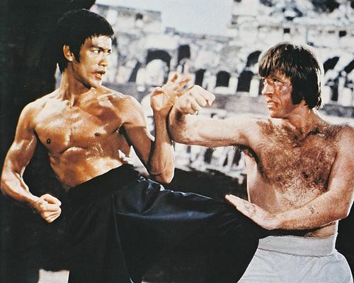 Picture of Bruce Lee in Game of Death