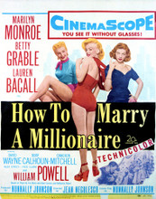 HOW TO MARRY A MILLIONAIRE POSTER PRINT 297000
