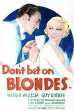 DON'T BET ON BLONDES POSTER PRINT 297072